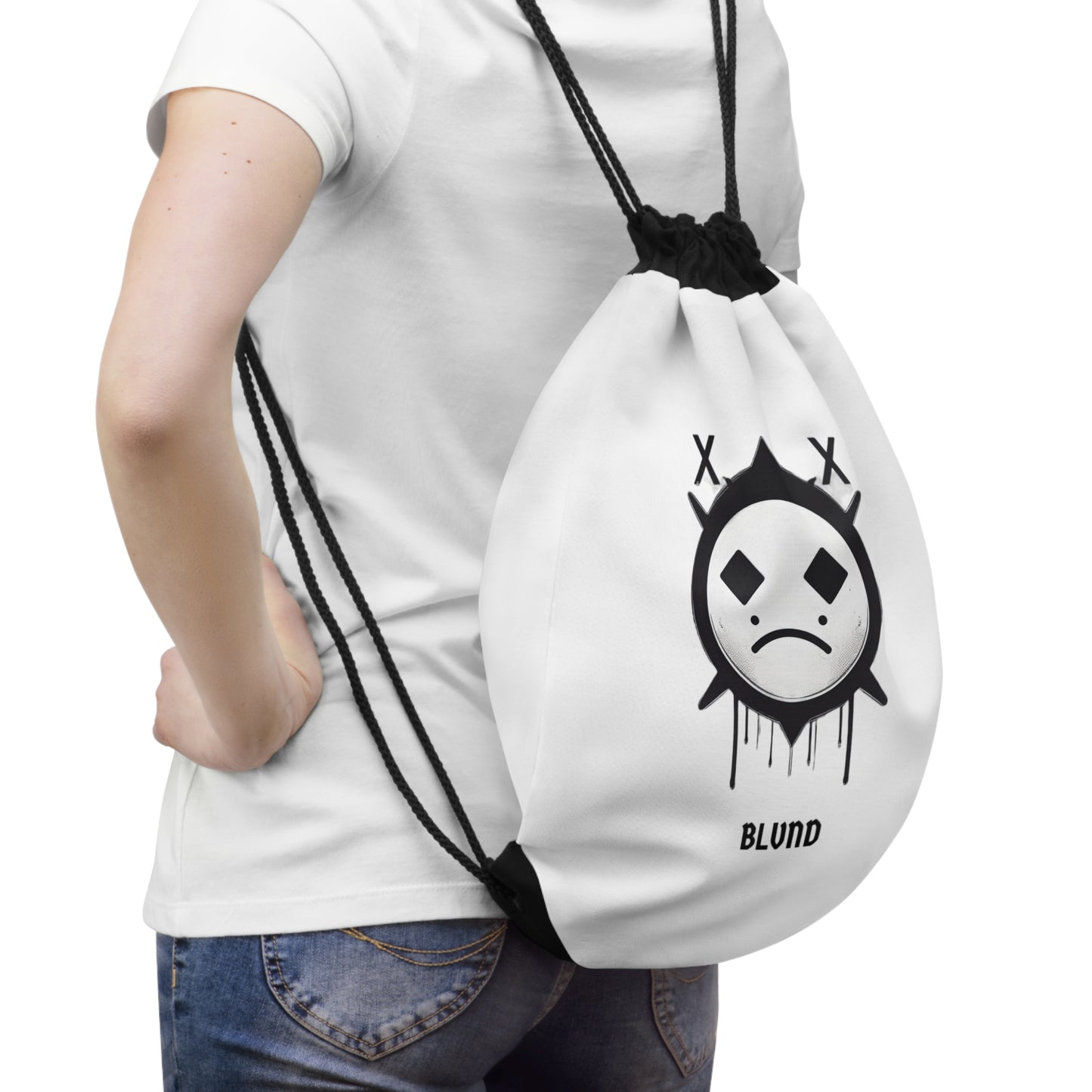 BLVND Drawstring Bag - White