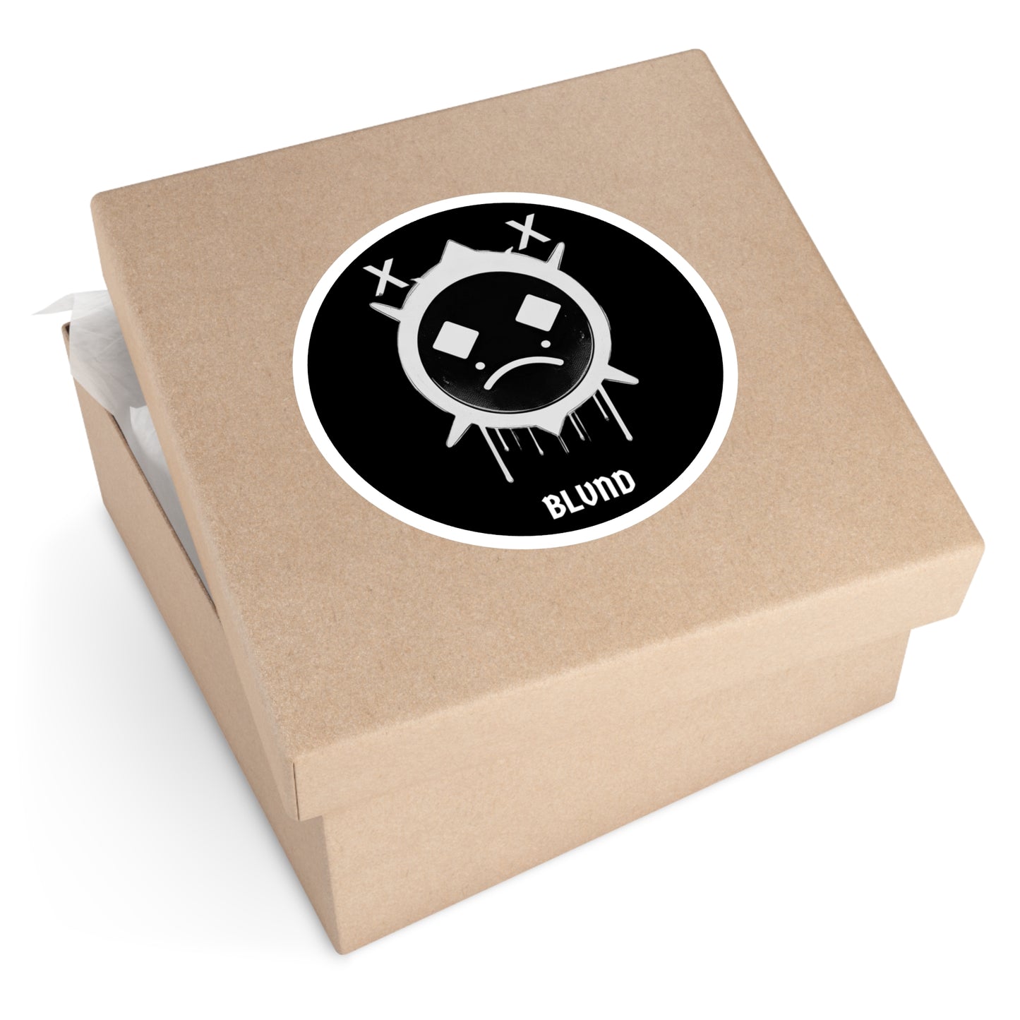 BLVND Round Stickers - Black