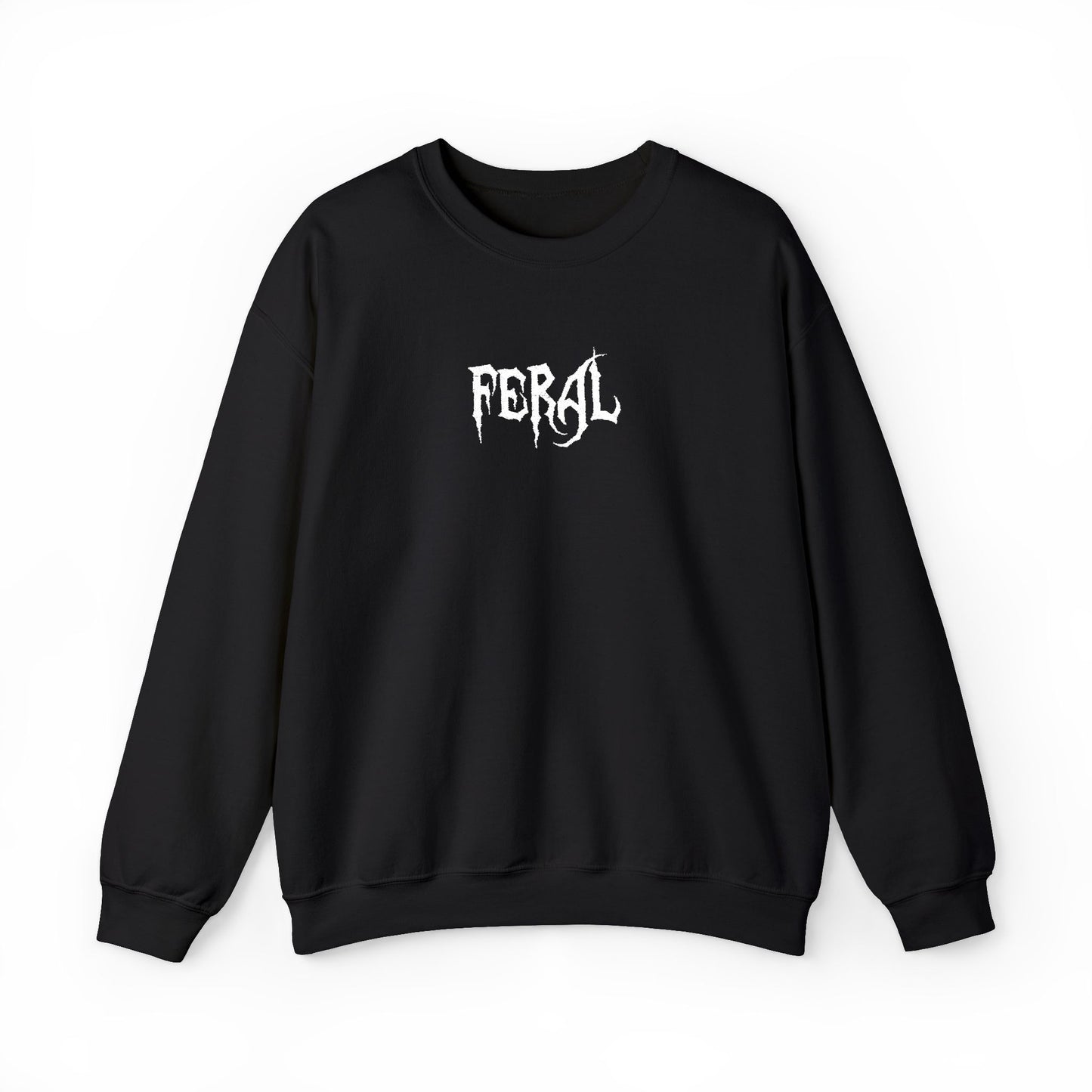 Feral Sweatshirt - Embroidered - Black