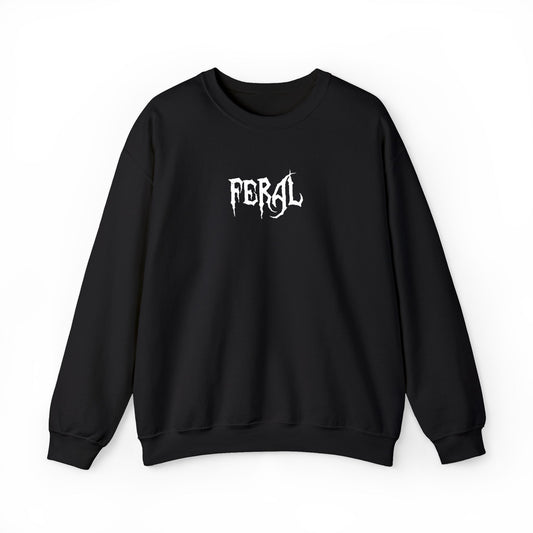 Feral Sweatshirt - Embroidered - Black