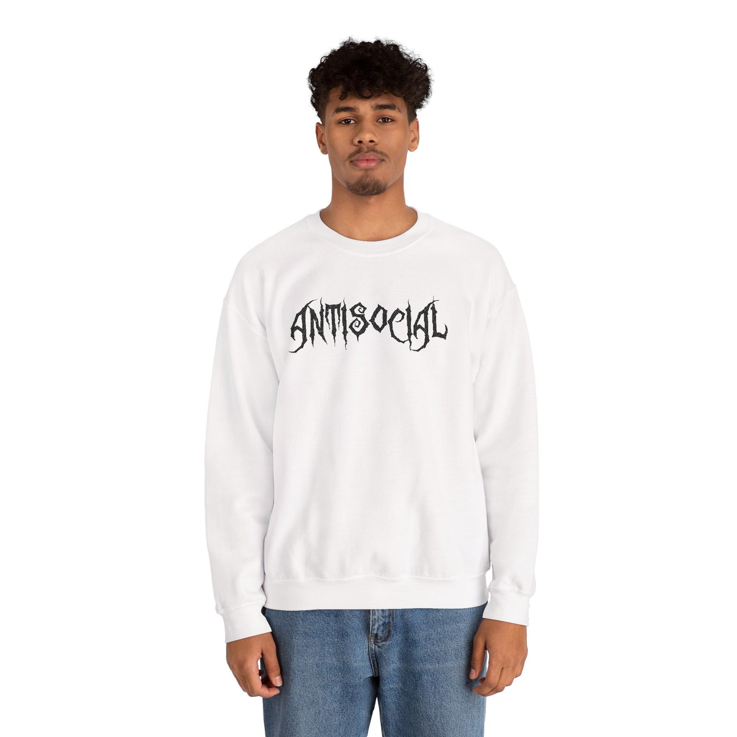 Antisocial Sweatshirt - Embroidered