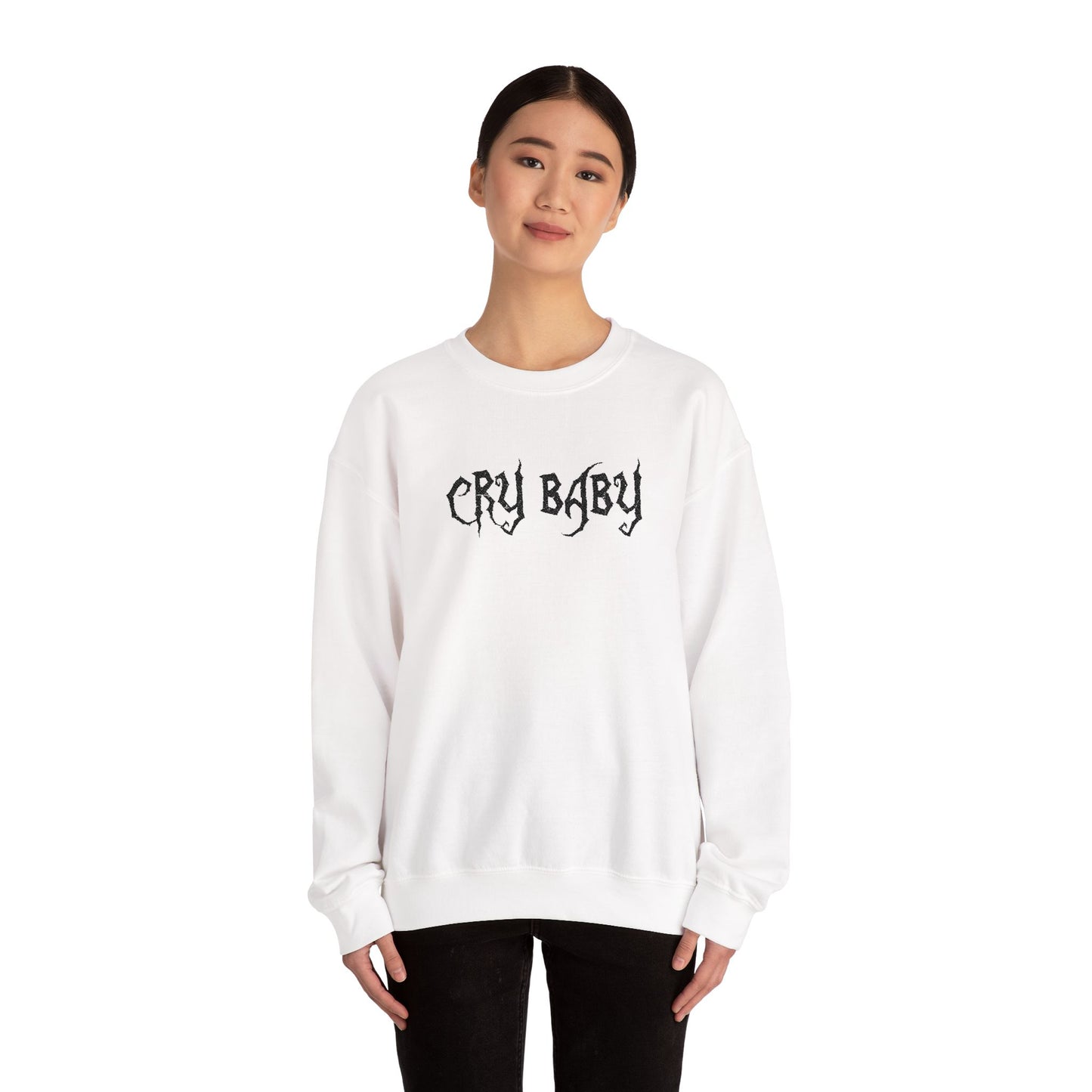 Cry Baby Sweatshirt - Embroidered