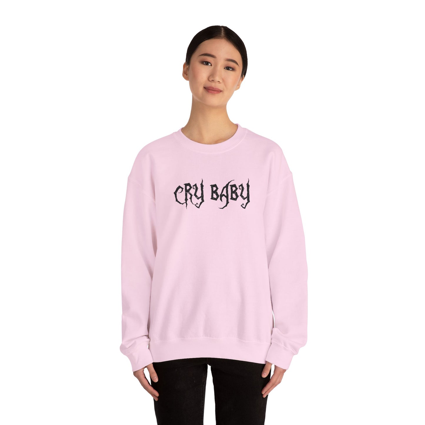 Cry Baby Sweatshirt - Embroidered