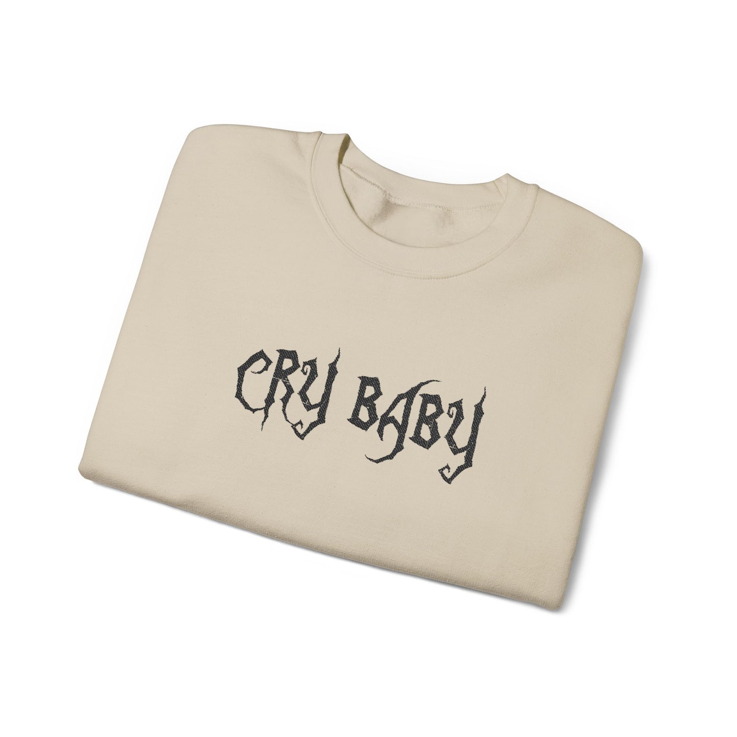 Cry Baby Sweatshirt - Embroidered