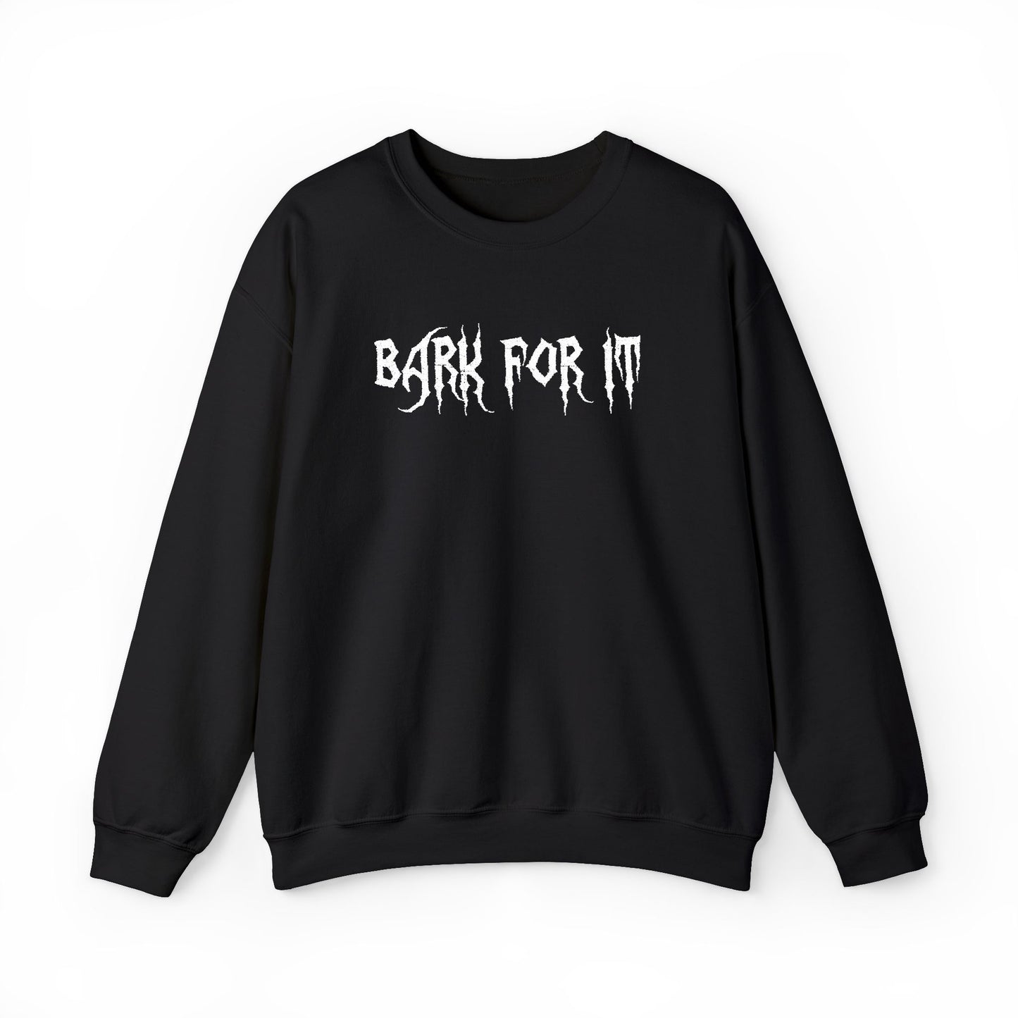 Bark for it Sweatshirt - Embroidered - Black