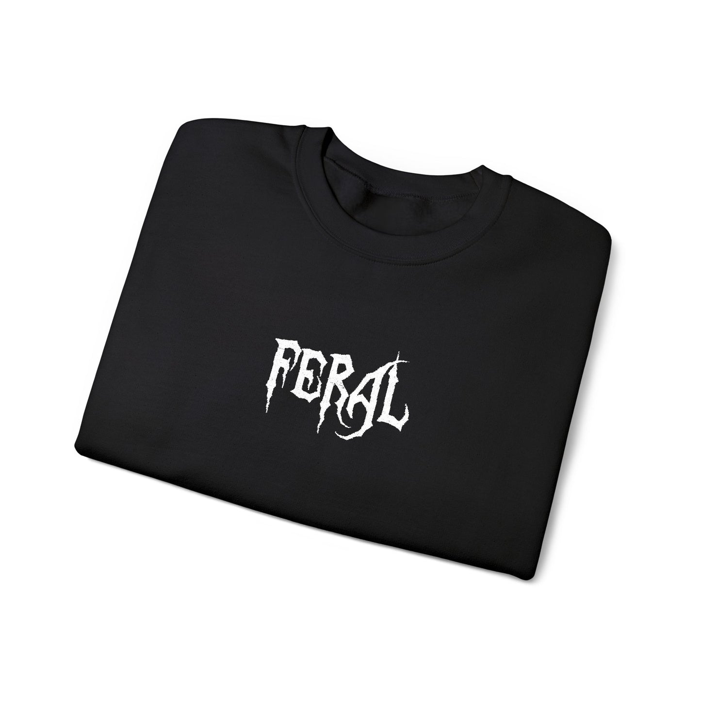 Feral Sweatshirt - Embroidered - Black