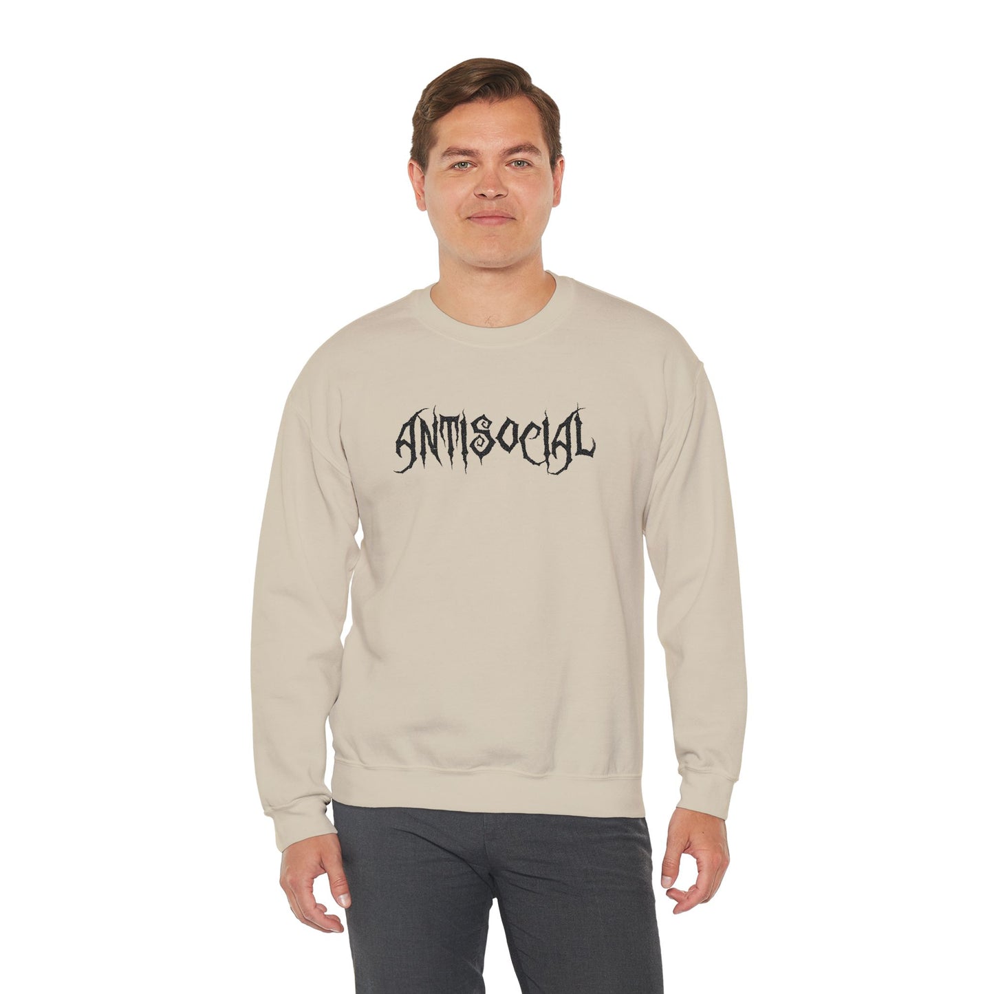 Antisocial Sweatshirt - Embroidered