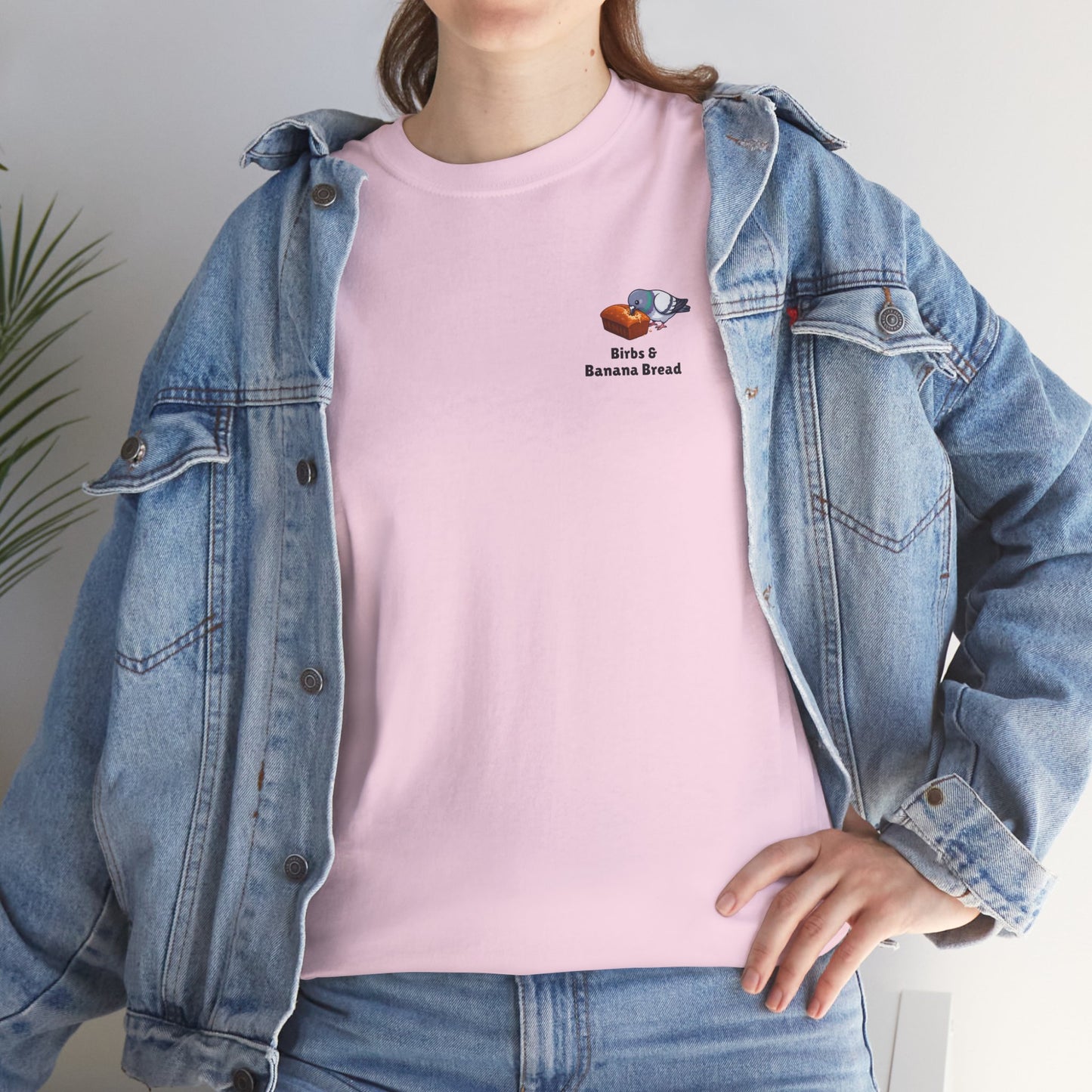 Birbs & Banana Bread Tee - Pigeon