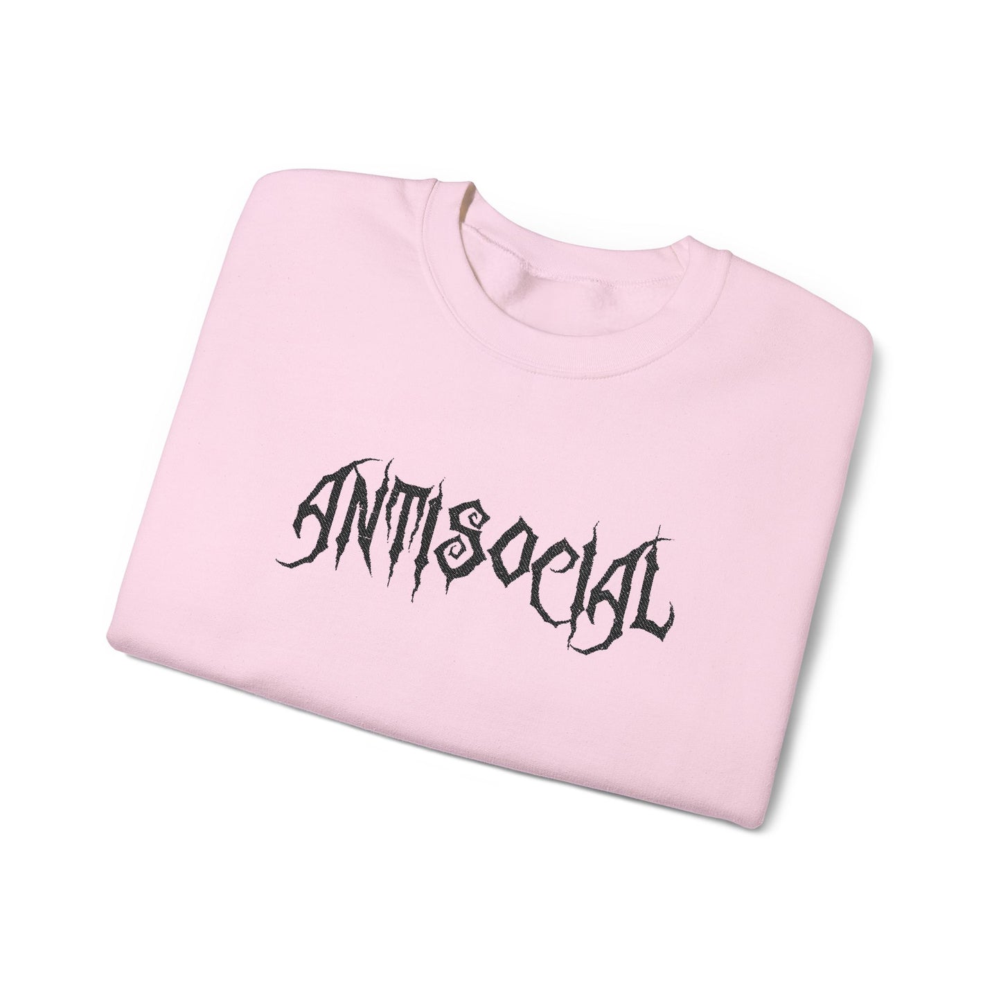 Antisocial Sweatshirt - Embroidered