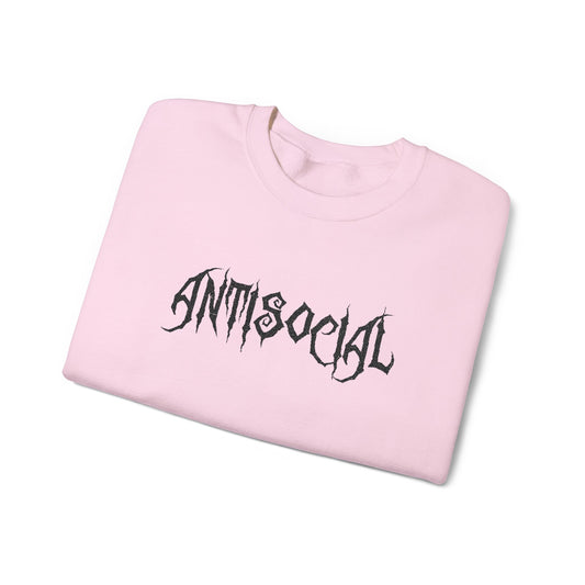 Antisocial Sweatshirt - Embroidered