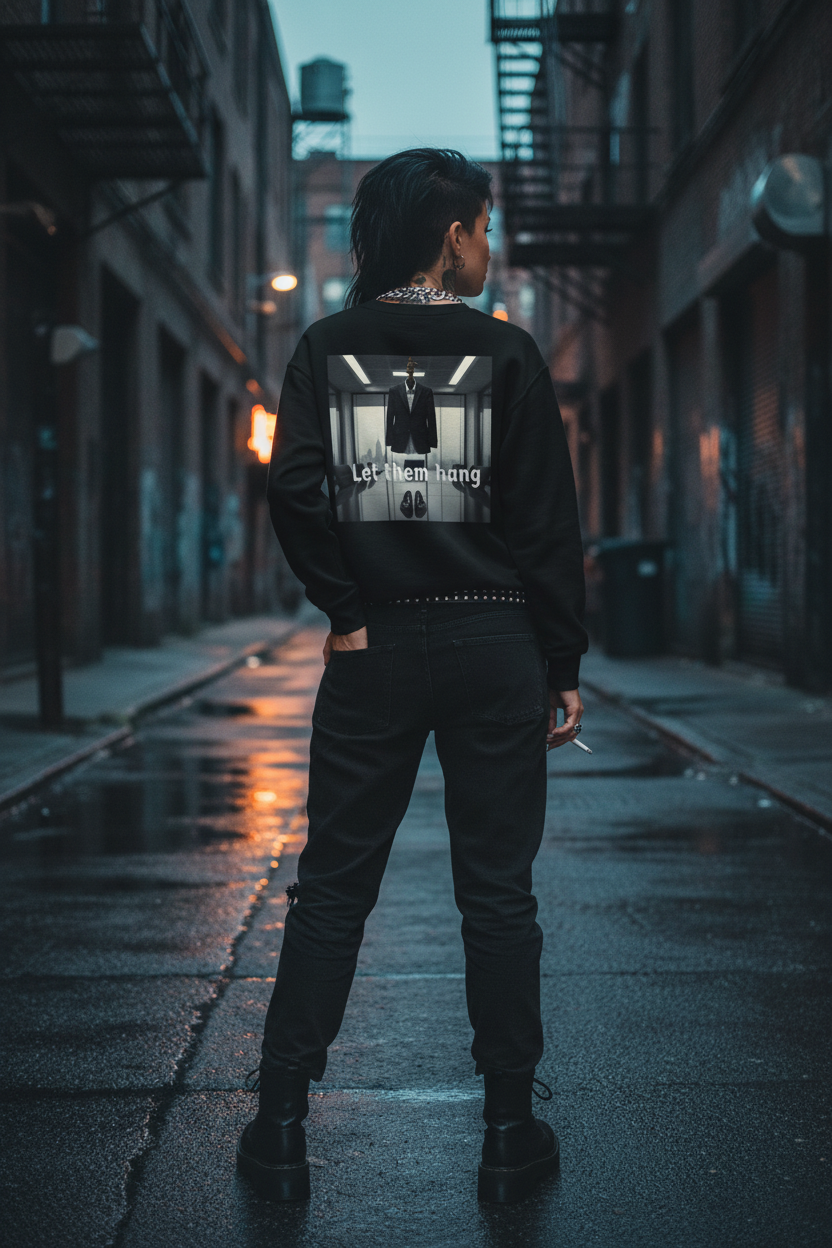 Hanging Suit Sweatshirt