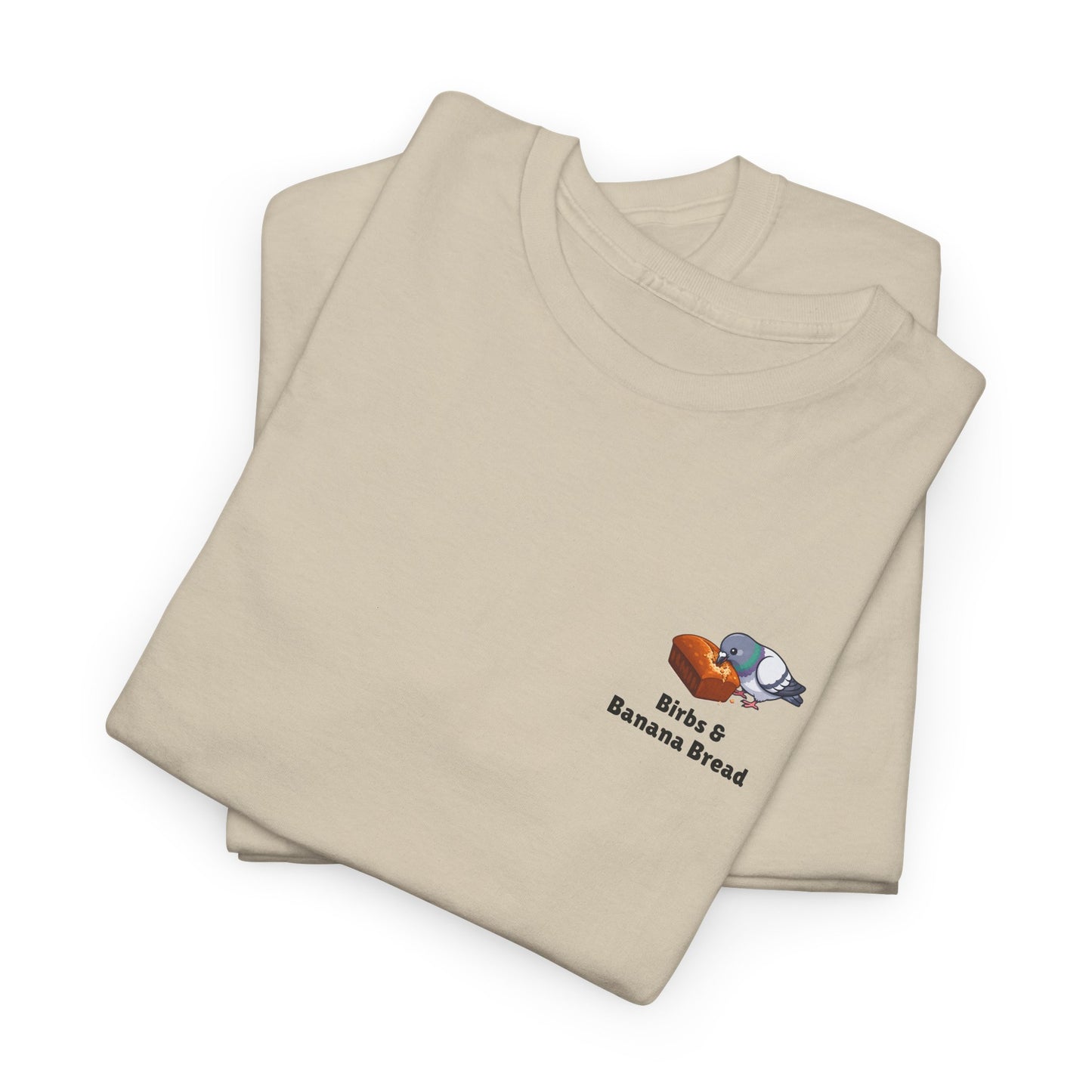Birbs & Banana Bread Tee - Pigeon