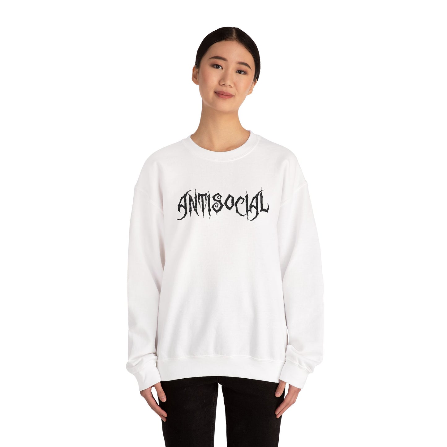 Antisocial Sweatshirt - Embroidered