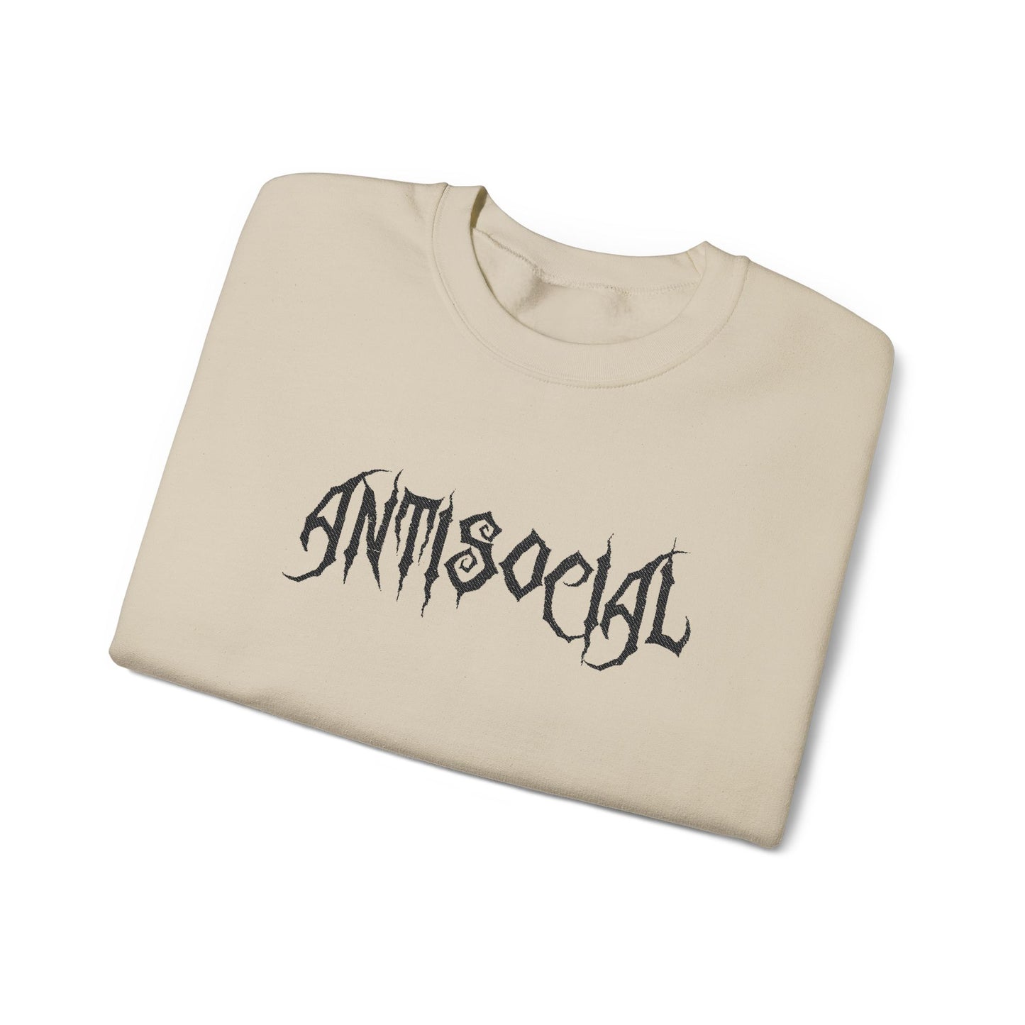 Antisocial Sweatshirt - Embroidered